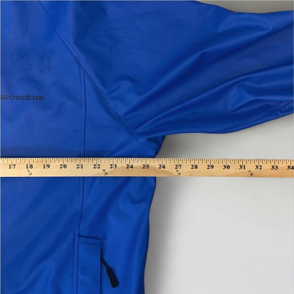 Grundens Neptune Commercial Fishing Rain Jacket Blue Waterproof Work Gear Sz XL - Picture 5 of 8